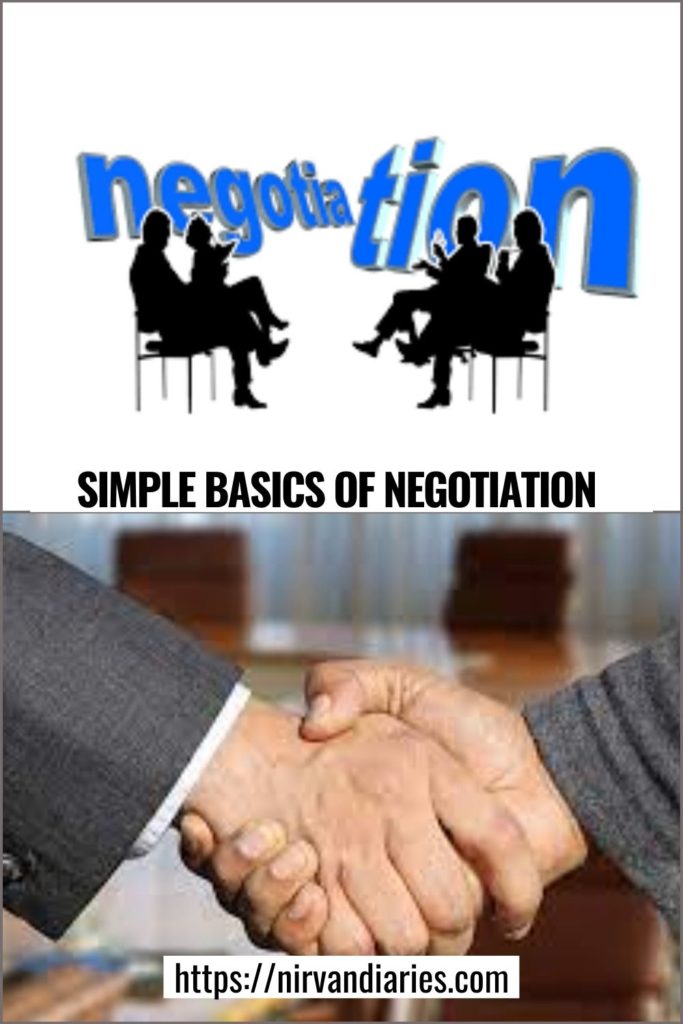 Simple Basics of Negotiation