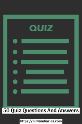 Quiz Questions And Answers 