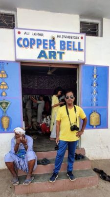 At Copper Bells Shop in Nirona