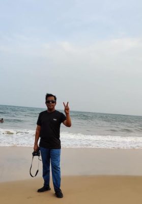 Me at Kovalam beach 