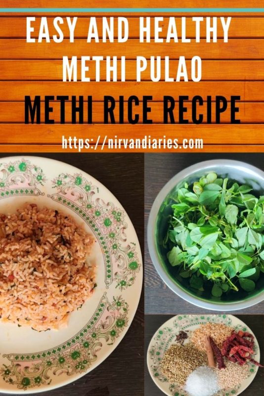 Methi Pulao Recipe